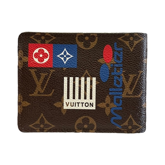 Louis Vuitton Logo Story Monogram Multiple Bifold Wallet - Picture 2 of 6